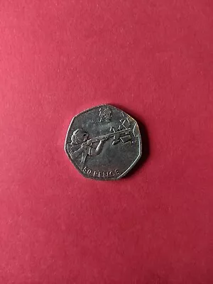 2011 Olympic 50p Coin Shooting - Circulated  • £3