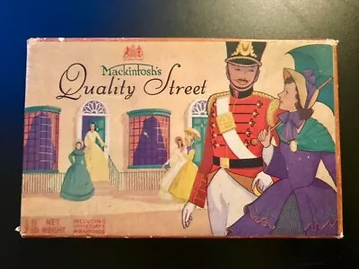 Quality Street Chocolate Vintage Box 'Tin' 1930s 1/2 Lb 'Pocket Pack' RARE! • £39.99