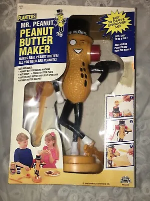 Vintage Planters Toy Mr Peanut Butter Maker Figure Scoop Churns Nuts Nabisco Box • $169.39