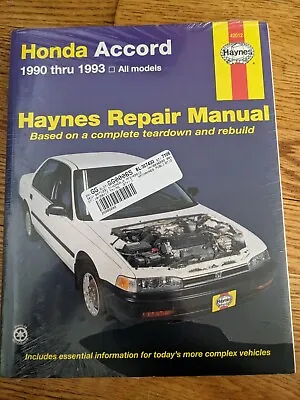 Haynes 42012 Repair Manual For Honda Accord (1990-1993) • $18.69