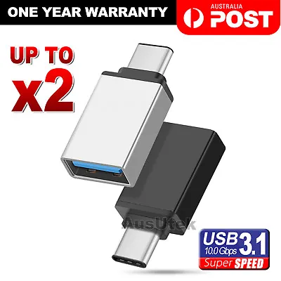 USB 3.1 Type C Male To USB 3.1 A Female Converter USB-C Cable Adapter OTG • $4.95