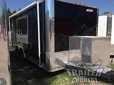 New 8.5 X 18 18' Enclosed Concession Food Vending Bbq Mobile Kitchen Trailer • $27995