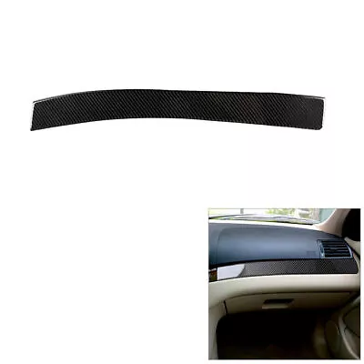 For BMW 3Series E46 Carbon Fiber Car Passenger Side Dashboard Panel Cover Trim • $22.66