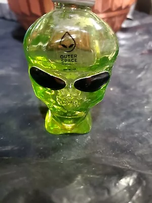 Outer Space Vodka Alien Head Green 7.5 Inch 750 Ml Empty Bottle 5th Size Glass • $2.99