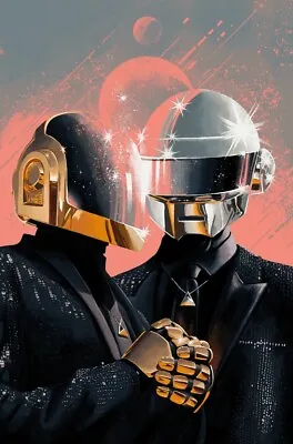 Daft Punk Danny Schlitz Poster Giclee Print Art 12x18 SIGNED Mondo • $79.99