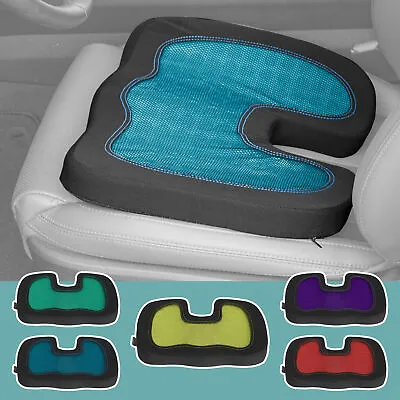 Memory Foam Seat Cushion - Tailbone Cushion - Cushion For Car Work And Home • $20.99