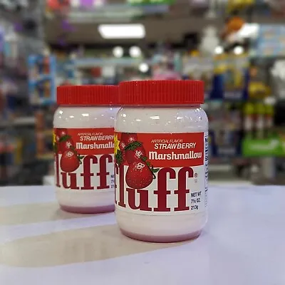 Fluff Marshmallow Strawberry 213g X 2 Tubs USA Import • £9.49