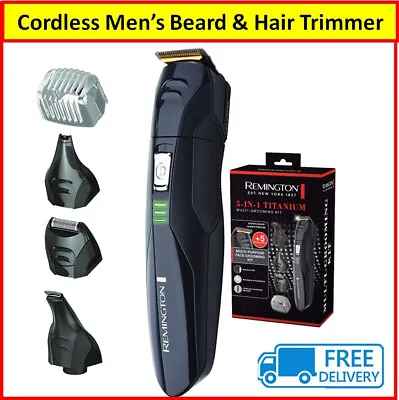 Men's Cordless Beard & Hair Trimmer Body Groomer Head Shaver Clipper • $43.50