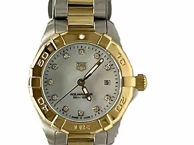 TAG Heuer Aquaracer White Women's Watch - WBD1422.BB0321 • £1400
