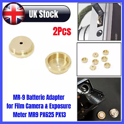 £8.03 • Buy 2 PCS Battery Adapters For Film Camera Exposure Meter Mercury MR9 PX625 PX13 XE