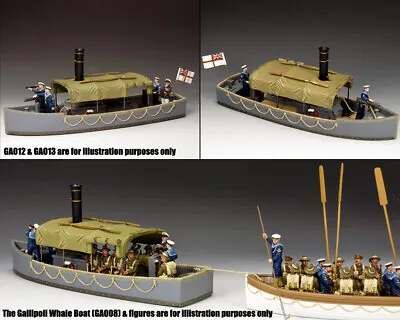 King & Country Gallipoli 1915 Ga017 British Royal Navy Steam Launch Mib • $158