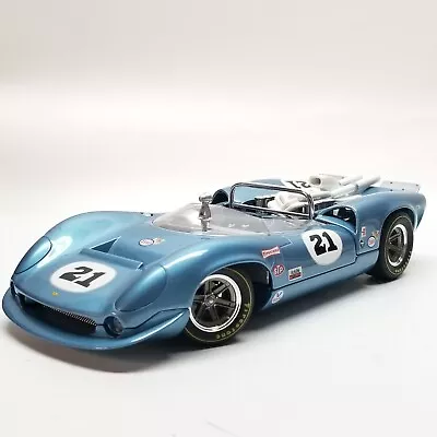 GMP 1968 Mario Andretti Ford Lola T70 Spyder #21 Can-Am Race Car Blue 0468/1000 • $189.95