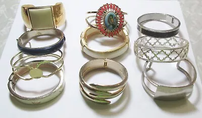 Mostly Vintage Lot All Clamper & Cuff Bracelets Avon • $15.99