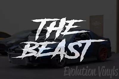 THE BEAST Sticker Decal V1 Vinyl DIESEL Truck JDM Car Turbo Boost Lifted Stance • $6.99