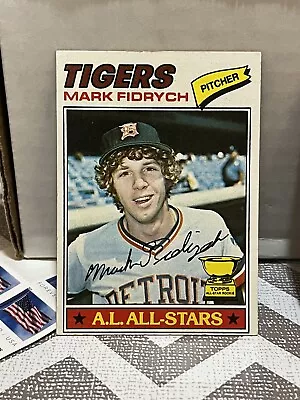 1977 TOPPS #265 MARK FIDRYCH DETROIT TIGERS ALL-STAR ROOKIE Cup Rc Good Fair • $19.99