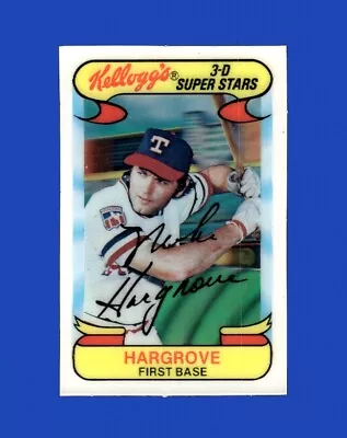 1978 Kellogg's Set-Break # 56 Mike Hargrove NM-MT OR BETTER *GMCARDS* • $0.79