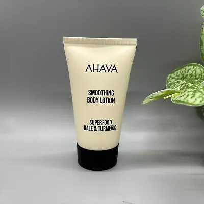 NEW Ahava Smoothing Body Lotion Superfood Kale Turmeric 40ml 1.3oz Travel Size • $5.88