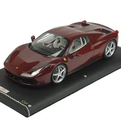 MR Collection FE06HTE 1/18 Ferrari 458 Spider Hard Top Rosso Mugello Model Car • $576.72