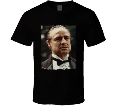 Don Corleone Marlon Brando Godfather Movie Fan T Shirt • $30.99