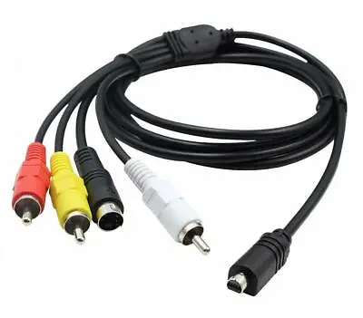 AV TV Video Cable For Sony Camcorder Handycam Mini DV DVD Camcorder • £8.95