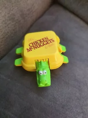 McDonalds Happy Meal 1990 Chicken McNuggets-o-saurus Food Transformer Dino Toy • $8