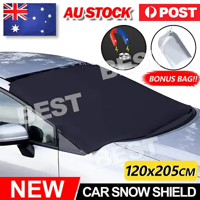 Magnetic Car Windscreen Cover Sun Shade Shield Dust Snow Ice Frost Protector AU • $11.85