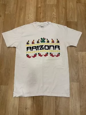 Vintage Arizona 80s 90s T Shirt Southwestern Aztec MD A7 • $10