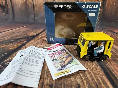 K-LINE SPEEDER K-92001 PRR G-SCALE TRAIN With Original Box Paperwork Rare • $100