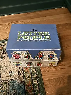 Vintage THE LETTER PEOPLE World Book CHILDCRAFT Reading Program Missing Records • $29