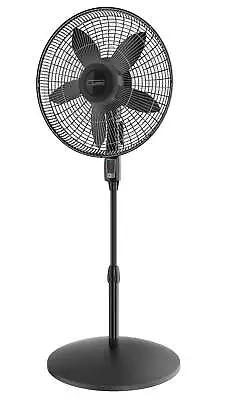 Lasko 53  Cyclone Max 4-Speed Large Room Pedestal Fan With Remote  Black  S18605 • $76.69