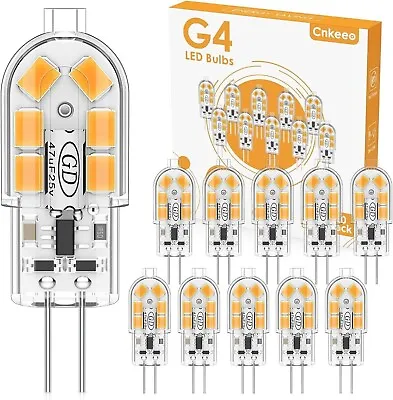 Cnkeeo G4 LED Bulbs 2W 200LM AC/DC 12V Warm White 3000K Equivalent To 20W • £7.95