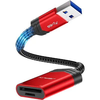 JSAUX USB 3.0 SD TF Kartenleser USB Card Reader Adapter TF SD Memory Card Reader • $7.11