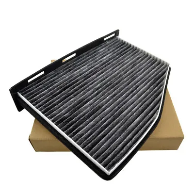 Carbon Fiber Cabin Air Filter For Volkswagen VW GTI Golf Eos CC Beetle Audi A3 • $12.50