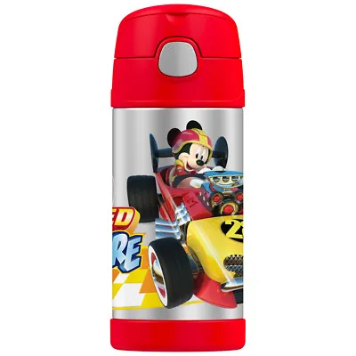 THERMOS Funtainer 355ml Vacuum Insulated Beverage Bottle Disney Mickey Mouse! • $25.99