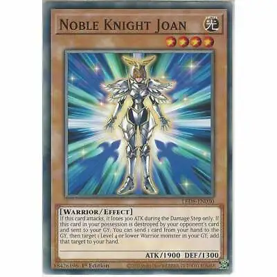 LED8-EN030 Noble Knight Joan | 1st Edition | Common Yu-Gi-Oh! Trading Card Game • £0.99