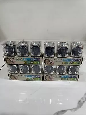 Vintage Flash Cubes Blue Dot Westinghouse New 4 Packages 12 Cubes • $24.99