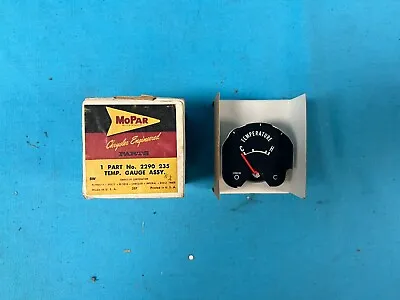 New For Mopar 1963 A-body Plymouth Valiant Temperature Gauge - # 2290 235 • $185