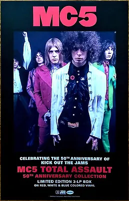 MC5 Kick Out The Jams: 50th Anniversary Ltd Ed New RARE Litho Poster Display! • $39.99