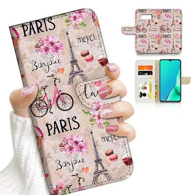 $12.99 • Buy ( For Samsung S8 Plus / S8+ ) Flip Case Cover PB23383 Eiffel Tower Paris