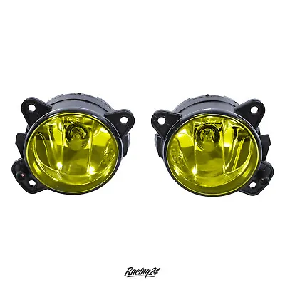 Fog Lights Set Yellow Clear Glass Suitable For VW Polo (9N) 2005 - 2012 • $41.48