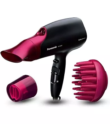 Panasonic Nanoe Hair Dryer  EH-NA65 With Diffuser & 3 Attachments NEW UK • £50.99