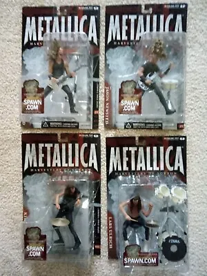 Metallica Figures Mcfarlane Toys 2001 Kirk Jason Lars James • $209