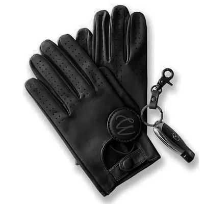 Gloves Real Genuine Leather Chauffeuring Chauffer Trendy Driver Driving Gloves • $14.99