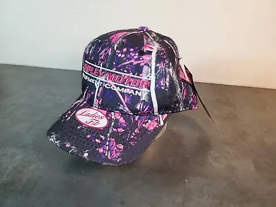 New Womens Muddy Girl Pink Camo Hat Shipley Motor Equipment Co. • $9.99