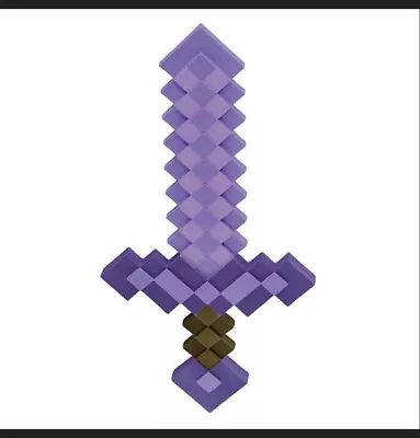 Minecraft Enchanted Plastic Purple Sword 17  Mattel Toys Accessory  • $20