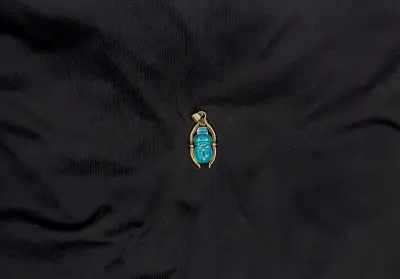 MARVELOUS ANCIENT EGYPTIAN SCARAB  BEETLE PENDANT - Made In Egypt • $90