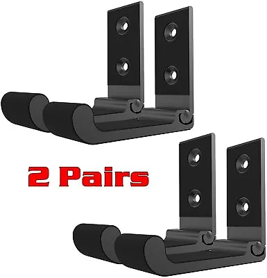 2 Pair Gun Rack Wall Mount Rifle Hook Gun Holder Installed On Wall Safe Shelf • $10.79