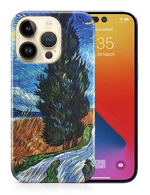 Case Cover For Apple Iphone|vincent Van Gogh - Road With Cypress And Star Art • $9.01