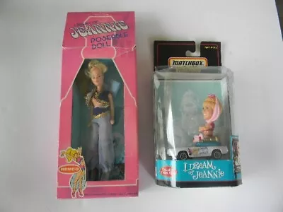 Vintage 1977 Remco I Dream Of Jeannie Doll & Jeannie Matchbox Collectible Lot • $39.95