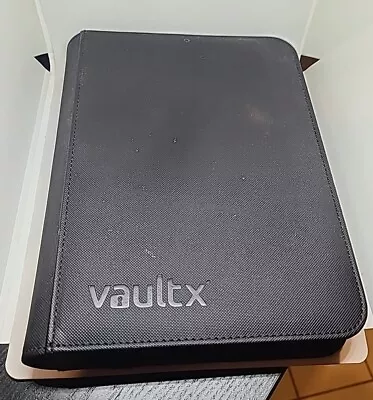 Vault X Premium Exo-Tec Zip Binder - 4 Pocket Trading Card Album Folder - 160 Si • $25